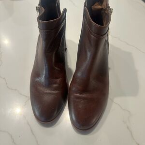 Alex Marie Dark Brown Ankle Booties